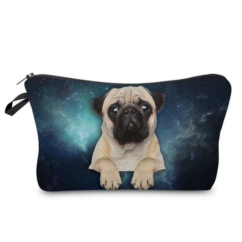 Navo Starry Pug Cosmetic Bag,cosmetic bag,makeup bag,makeup pouch,makeup case,chanel makeup bag,travel makeup bag,ted baker makeup bag,drawstring makeup bag,cosmetic case,large makeup bag
