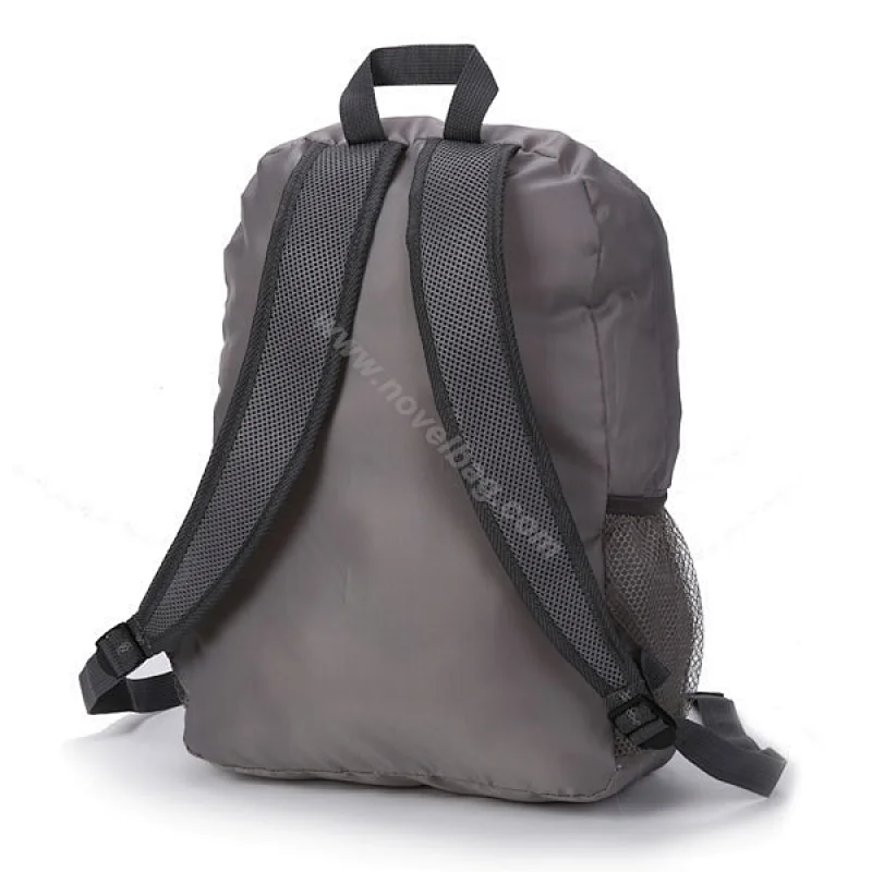 Navo Grey Rucksack Foldable Bag,foldable bag,folding bag,foldable backpack,foldable travel bag,folding backpack