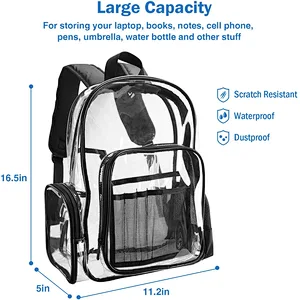 Navo Clear Backpack,backpack,rucksack,diaper bag backpack,kanken,fjallraven kanken,jansport backpack