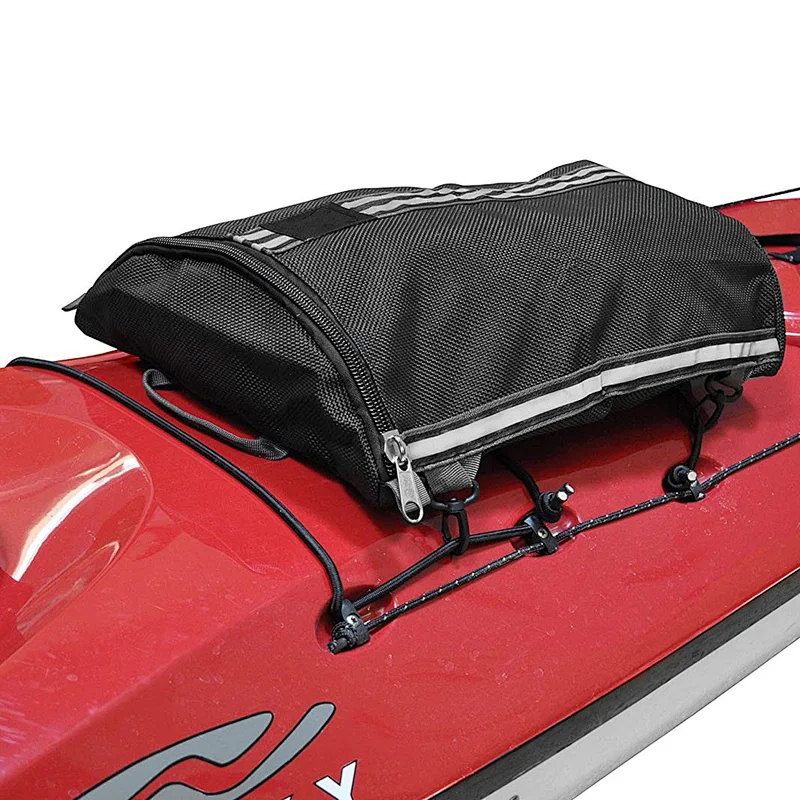 Navo Coated Mesh Deck Bag,paddle board deck bag,deck bag,kayak deck bag,sup deck bag,kayak hatch bag,gearlab deck pod,sea to summit deck bag,red paddle deck bag