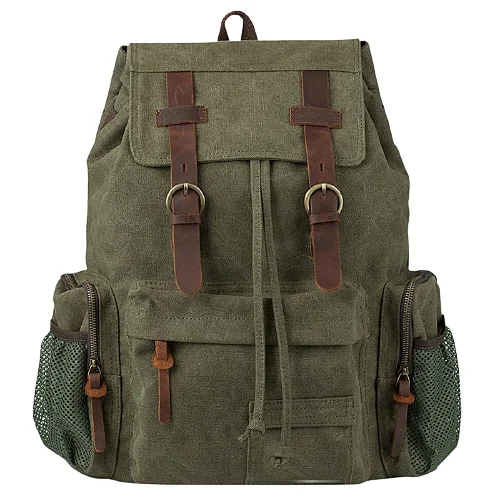 Navo Mountaineering Canvas Backpack,mountaineering backpack,hyperlite backpack,canvas backpack,canvas rucksack,waxed canvas backpack