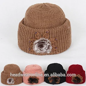 The old man winter hat knitted hat