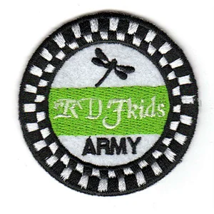 Sales online hip hop  knitted  embroidery badges