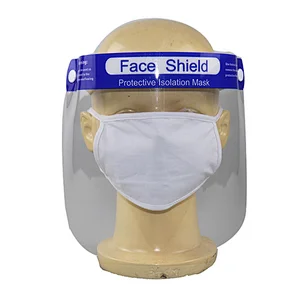 Fashion Design Protection Face Shield Hat Anti Spittle Protective Face Shield With Cap