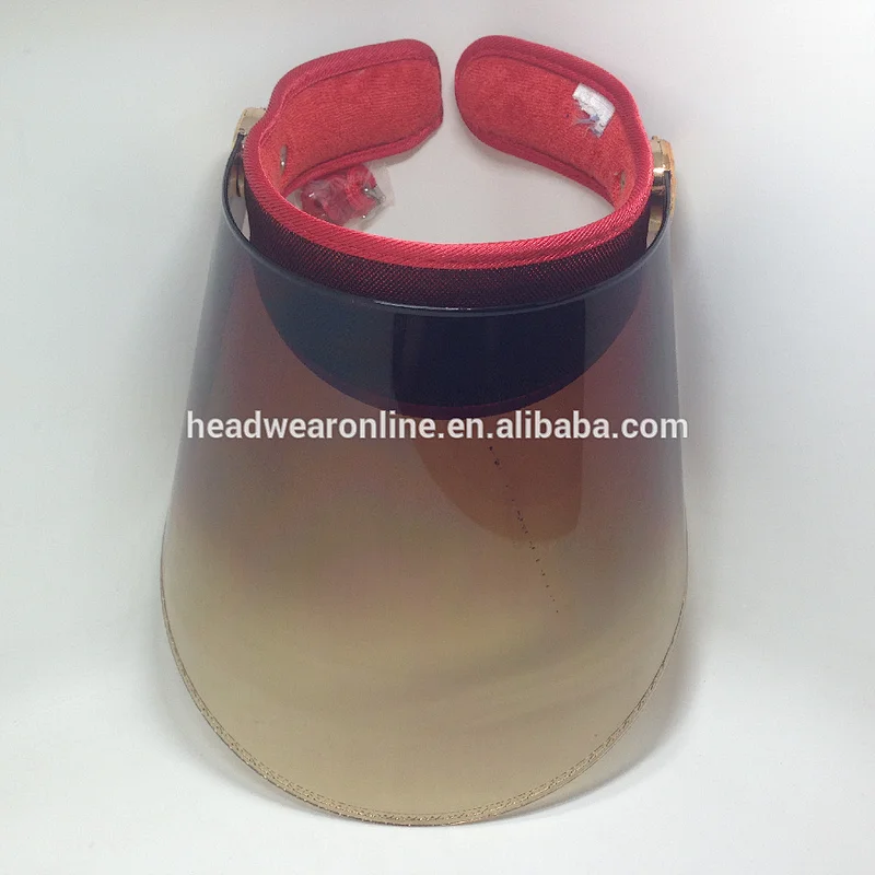 2017 Wholesale promotional PVC empty hat red uv protection caps