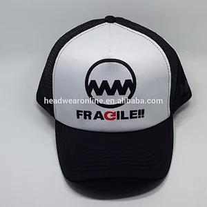 5 panel mesh trucker caps/sports caps with print logo