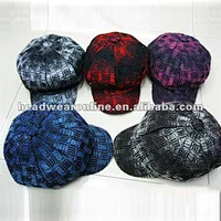 fashion 8 panels leisure hat and cap for women,winter hat