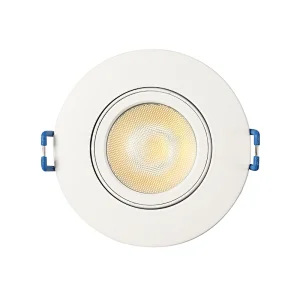 Ip65 8w 85mm Cut Out Gimable Fire-rated Downlight Cct Switchable And Dimmable With 30, 60 And 90 Minutess