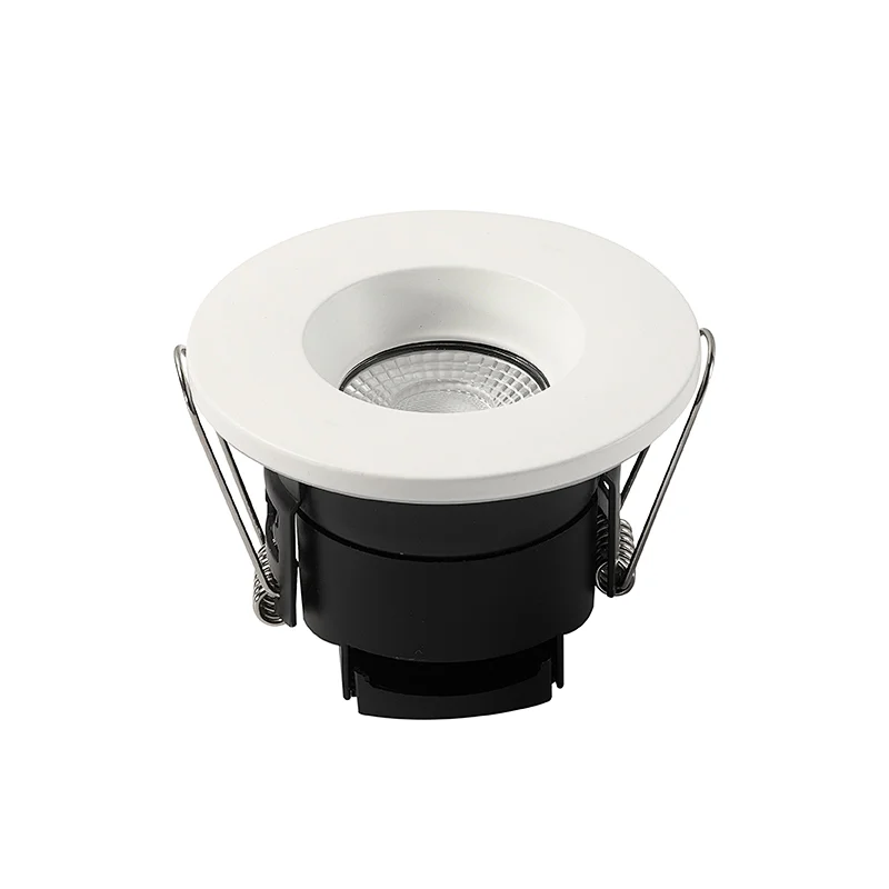 Ip65 6w 68mm Cut Out Fire-rated Downlight Cct Switchable And Dimmable With 30, 60 And 90 Minutes