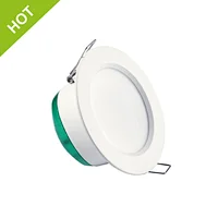 90mm CCT3,CCT4,CCT5 Dimmable downlight IC-4 IP44 ,with flex and plug