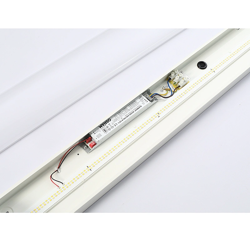 IP20 Batten, Wide design, High Efficiency Lighting, 150lm/W, BESA mounting