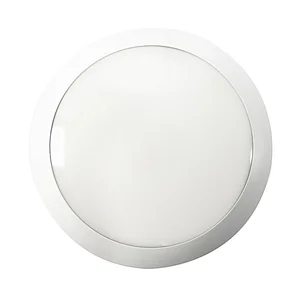 LED Bulkhead, Exterior White Wall Lights, IP65 Emergency With Rotatable Rim