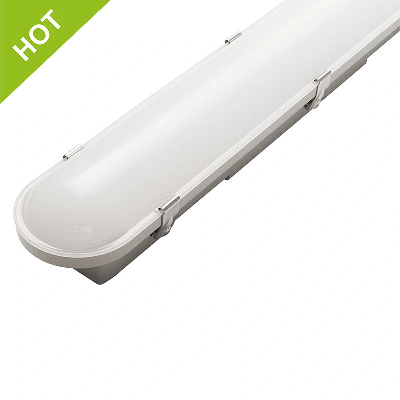 High Lumen Ceiling Lights Anti-Corrosvie Batten, Easy Install Led Lights, Integrated Diffuser & Gear Tray, 160lm/W