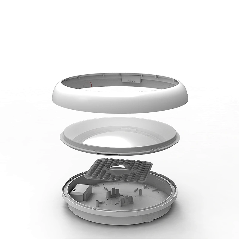 LED Bulkhead, IP65 Emergency With replaceable bezels,  Plug-and- Play Modular EM kit and sensor
