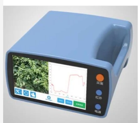 How is the ground object spectrometer used to measure the reflectivity of urban roads?