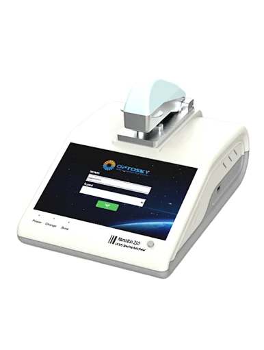UV-Vis spectrophotometer,sample volume,pulsed xenon lamp,nucleic acids,protein