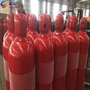 Export To Ghana gas cylinder ISO9809-3 Standard 40L Argon Gas Cylinder Price