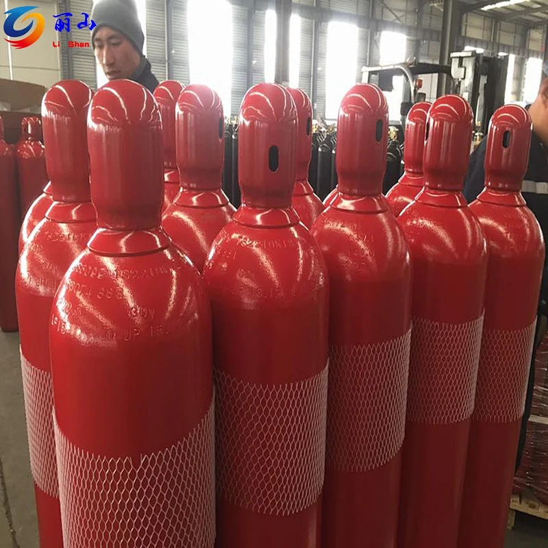Export To Ghana gas cylinder ISO9809-3 Standard 40L Argon Gas Cylinder Price