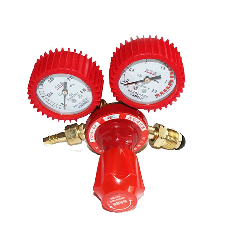 CE approved precise propane gas regulator with gauge