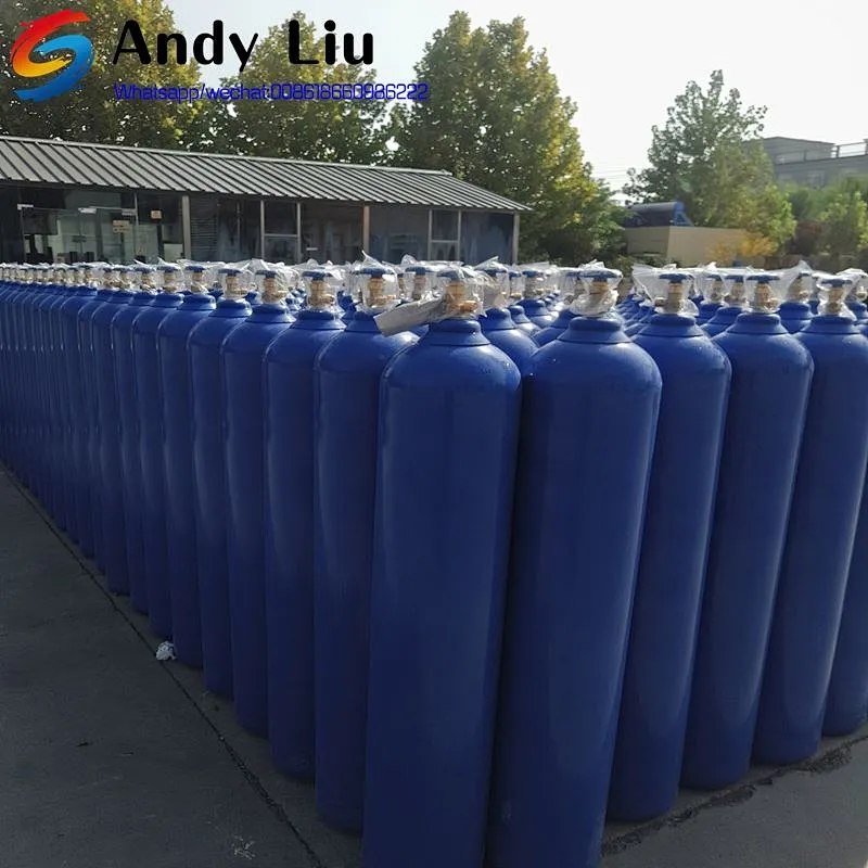 2018 China wholesale Lishan factory low price 8l refillable disposable co2 gas cylinder for gun with certification