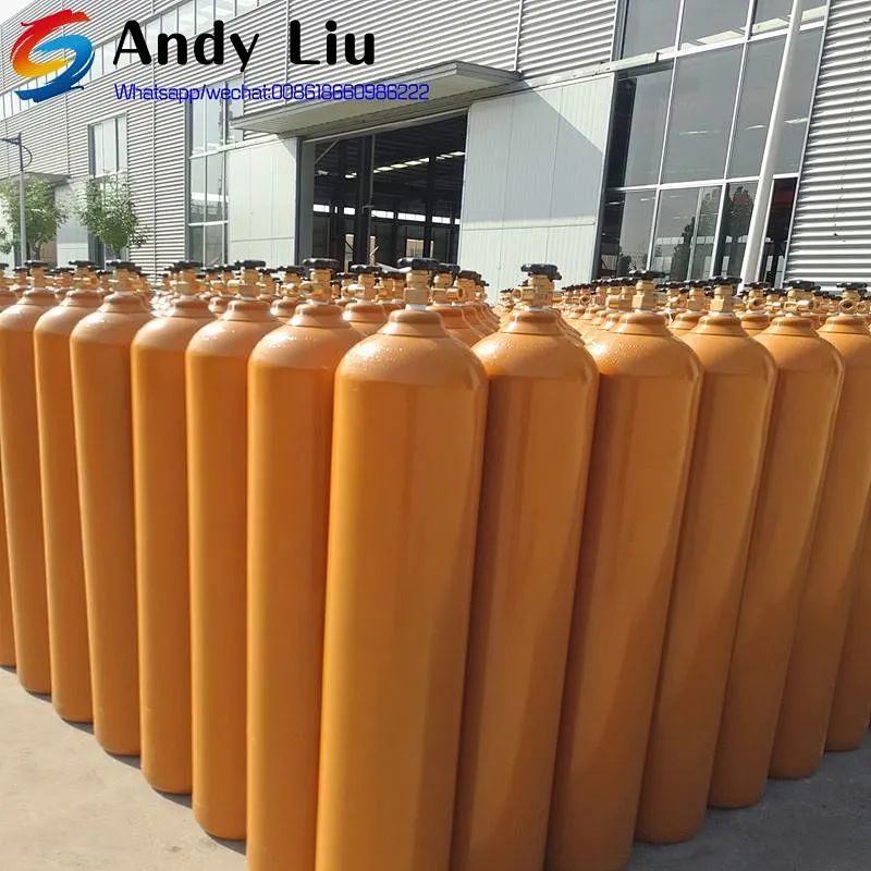 2018 China wholesale Lishan factory low price 8l refillable disposable co2 gas cylinder for gun with certification