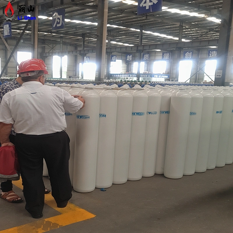 High Pressure 40L 150bar helium gas cylinder sizes