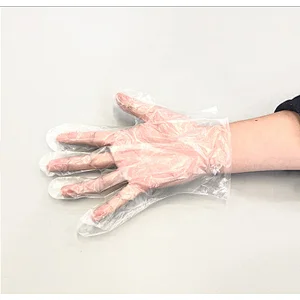 Disposable transparent antivirus Hdpe food PE gloves