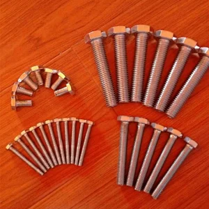high quality China hex bolt zinc plate din933 din931