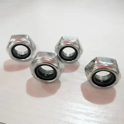 Self-Locking Zinc Plated Nut Tools Fasteners Accessories Nylon Insert Hex Lock Nuts
