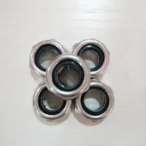 Self-Locking Zinc Plated Nut Tools Fasteners Accessories Nylon Insert Hex Lock Nuts