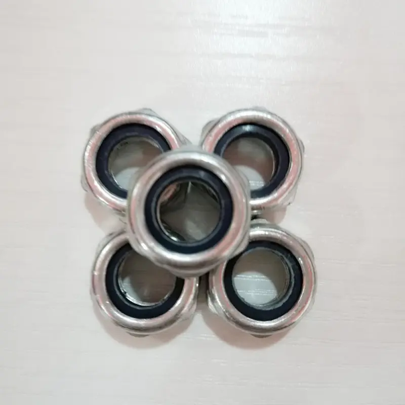 Self-Locking Zinc Plated Nut Tools Fasteners Accessories Nylon Insert Hex Lock Nuts