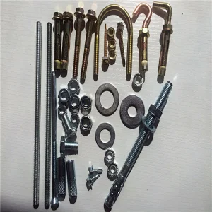 u bolt with washer and nut