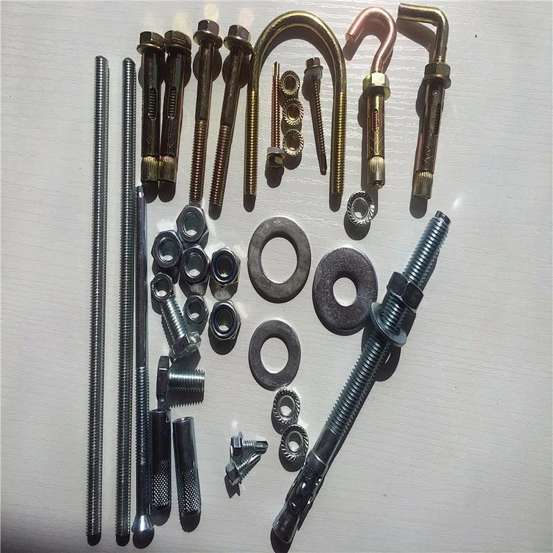 u bolt with washer and nut
