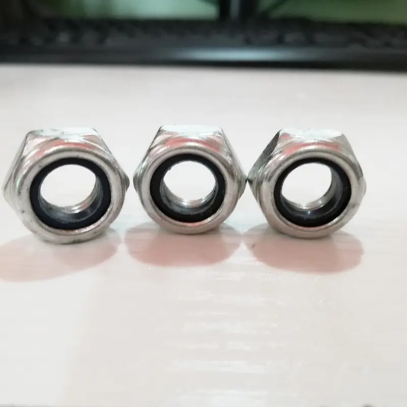 Self-Locking Zinc Plated Nut Tools Fasteners Accessories Nylon Insert Hex Lock Nuts