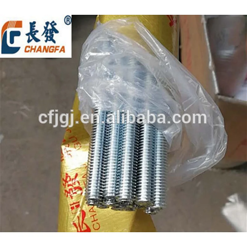 M6-M48High Strength Grade 4.8 Full Thread Stud Threaded Carbon Steel Rod DIN975 Thread Rods