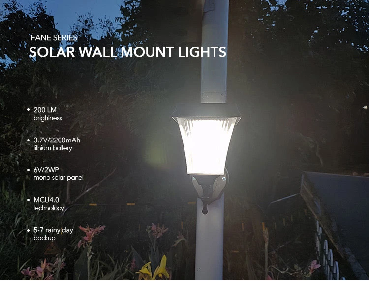 outdoor solar wall lights