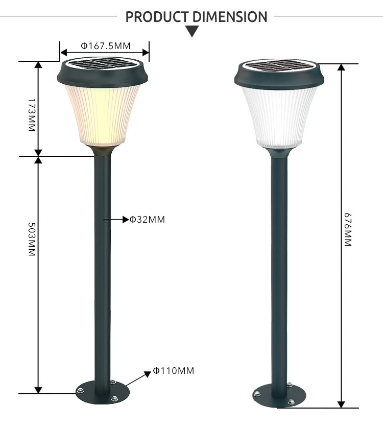 led solar garden lights