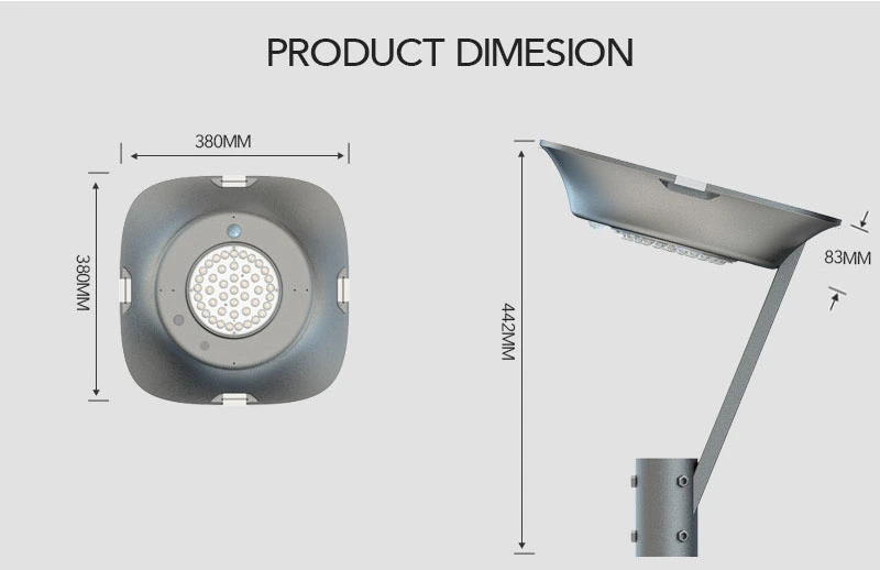 Solar Street Light Dimesion