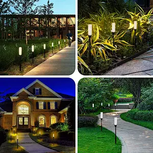 Low Voltage LED Landscape Lights Acrylic Tube Light, 3000K Warm White Garden Decor Light for Pathway, Patio, Yard, Driveway, Events & More