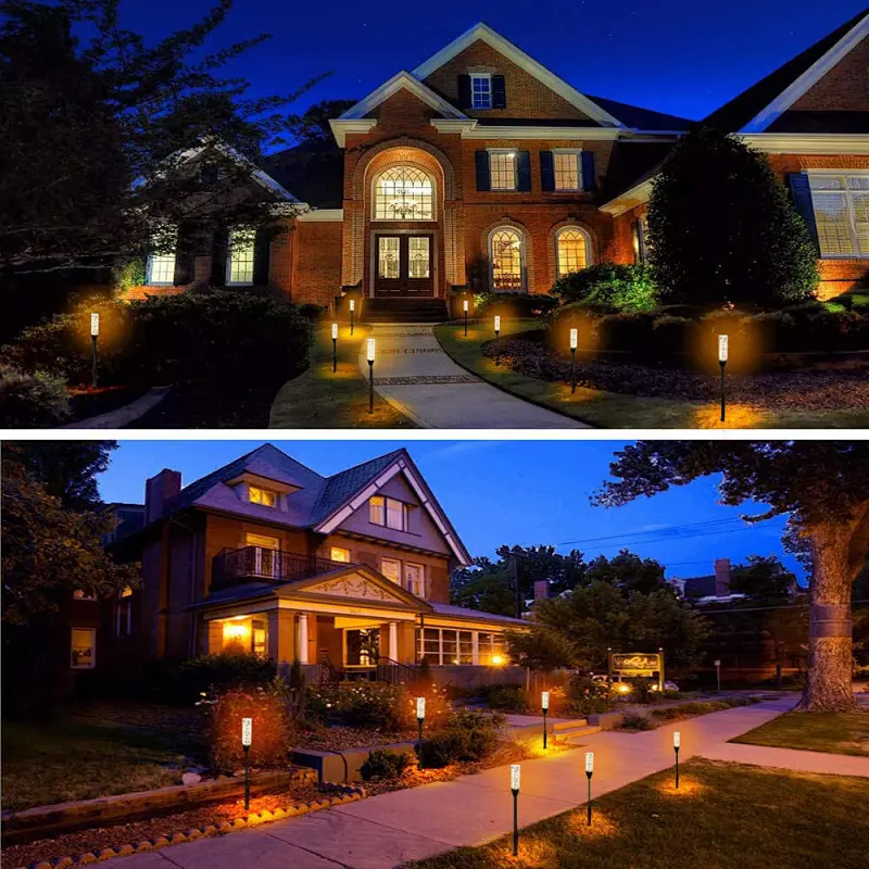 Low Voltage LED Landscape Lights Acrylic Tube Light, 3000K Warm White Garden Decor Light for Pathway, Patio, Yard, Driveway, Events & More