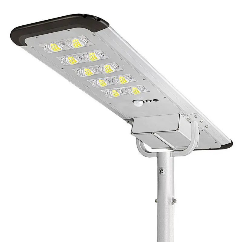 100w Solar Street High Brightness Light 10000 Lumens, With Remote Control PIR Motion Sensor for Road, Square,Street, Highway