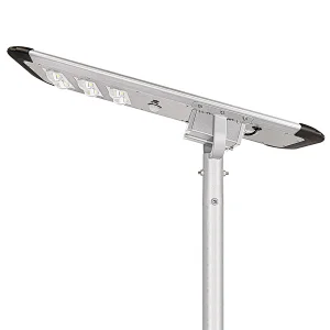 Led Solar Street Lamp 60w 6000 Lumens High Brightness All In One Solar Street Light With Remote Control