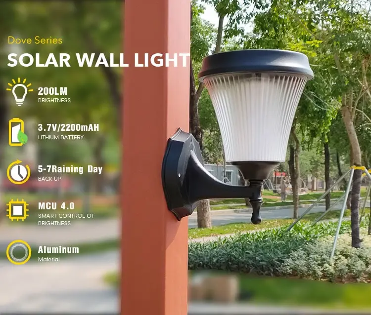 Wall Mounted Solar Lights