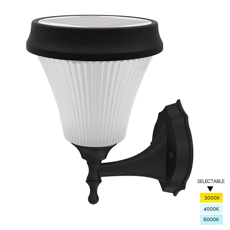 Dusk to Dawn Solar Sconce Decorative Wall Lights, Dusk to Dawn Waterproof Wall Mounted Solar Lights for Garden, Patio, Garage, Back/Front Door