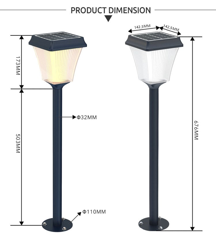 solar garden path lights