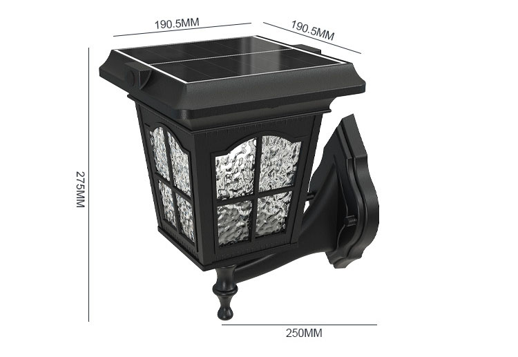 solar garden wall lights