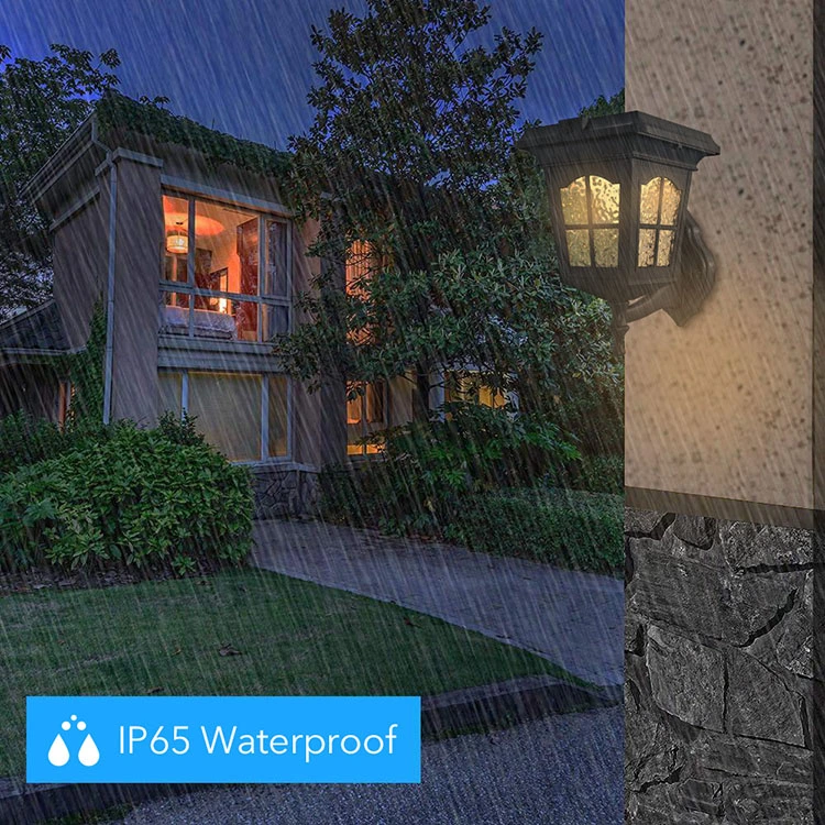 IP65 waterproof solar garden wall lights