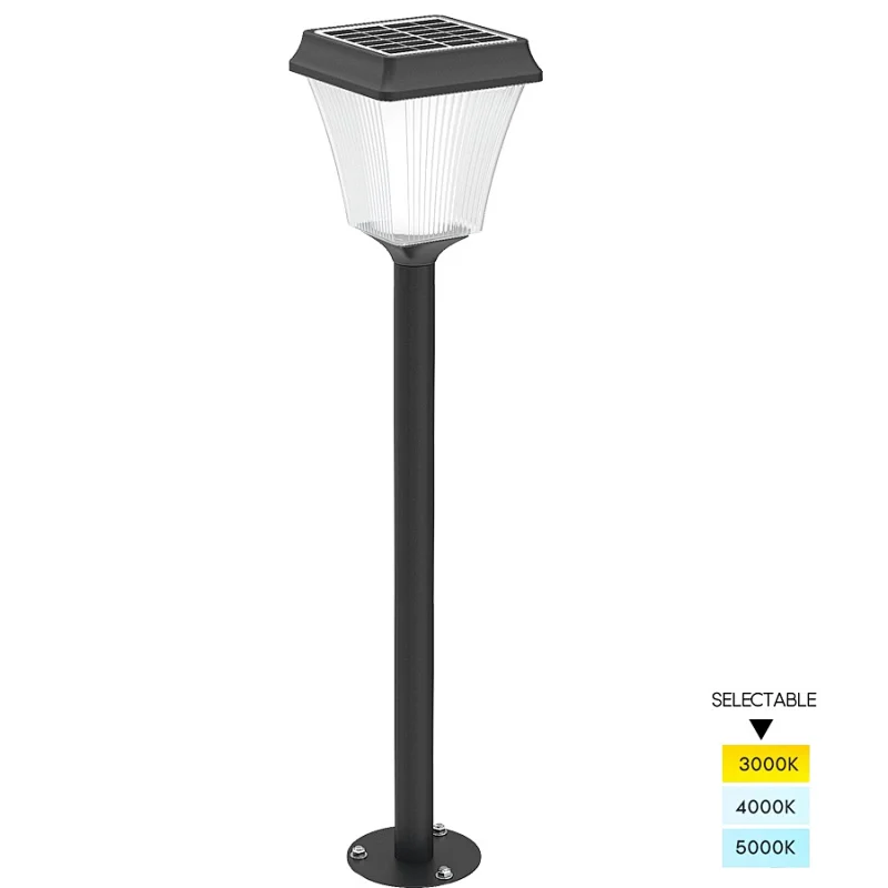 Fane Series Solar Lawn Lights, 3CCT Outdoor Waterproof Square Shape Solar Landscape Lights for Lawn, Patio, Yard, Garden, Pathway, Walkway