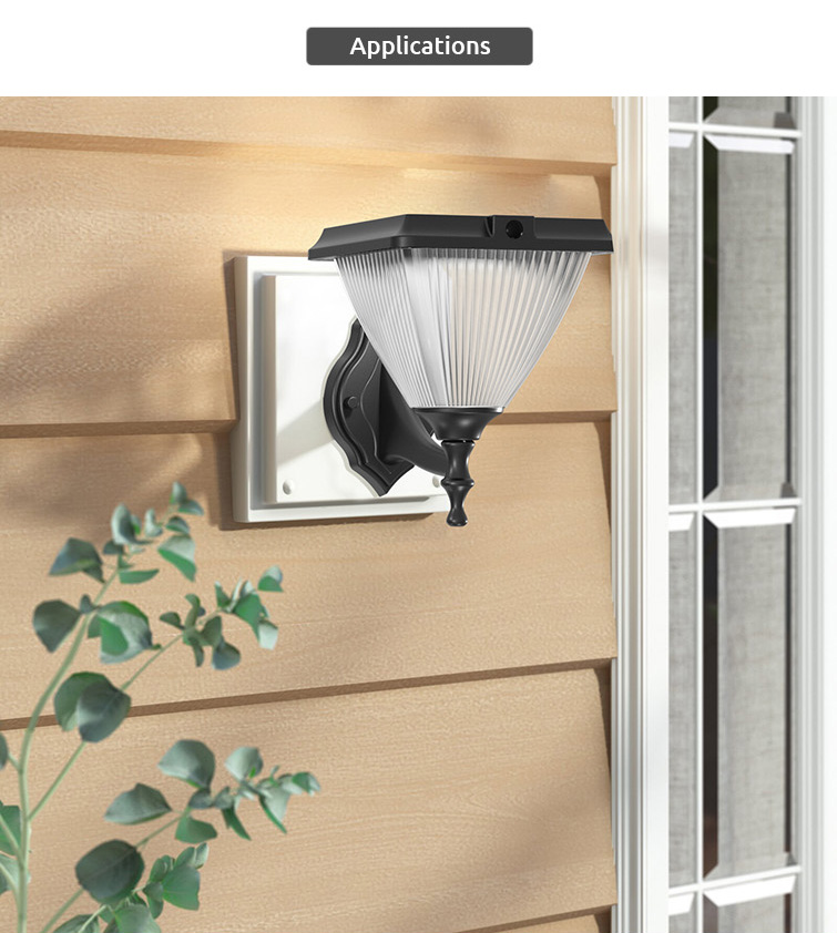 solar wall light for gate