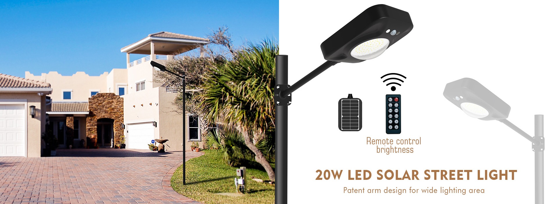 20W All In One Solar Street Lights